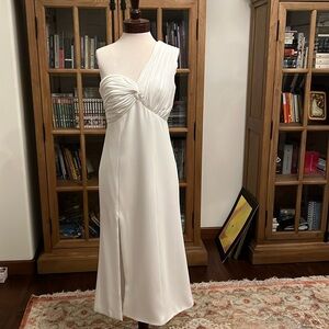 Cinq a Sept Grecian style white dress size 10